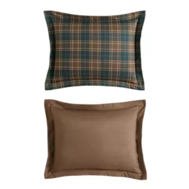 Huntley Plaid Microfiber Comforter Set