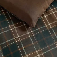 Huntley Plaid Microfiber Comforter Set