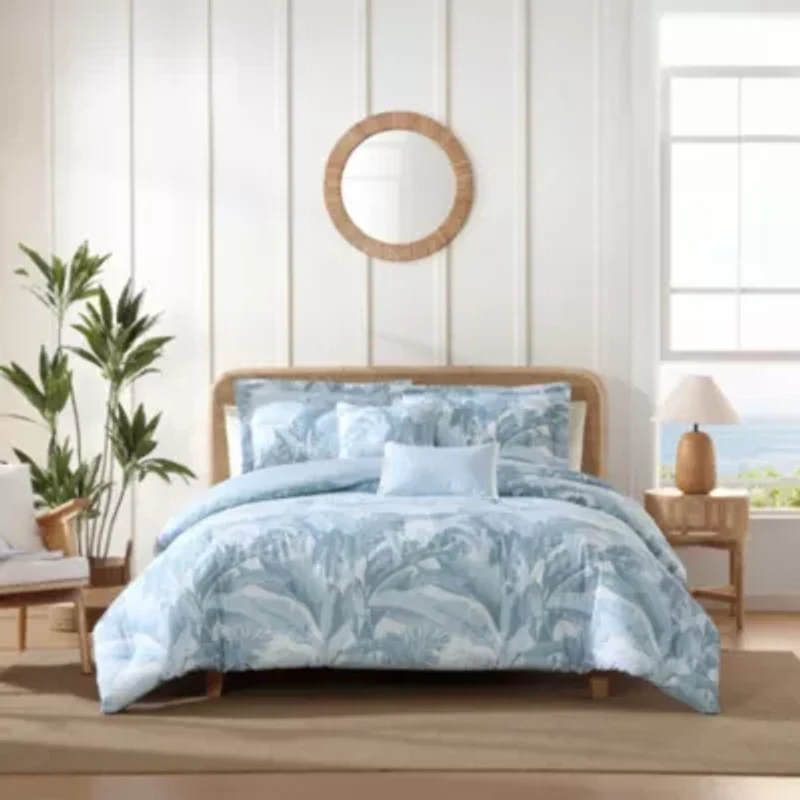 Palm Serenity Reversable Cotton Comforter Set