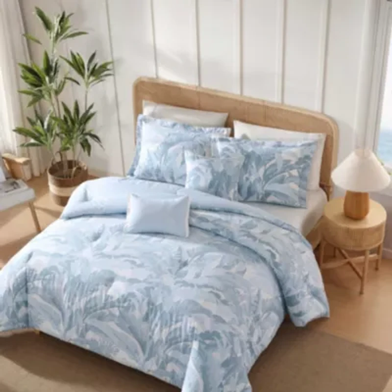 Palm Serenity Reversable Cotton Comforter Set