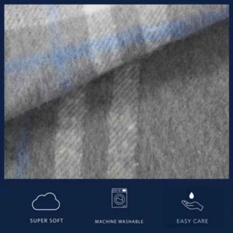 Ryan Cove Plaid Microfiber Decorative Pillow