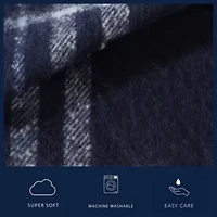 Ryan Cove Plaid Microfiber Decorative Pillow