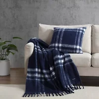 Ryan Cove Plaid Microfiber Decorative Pillow