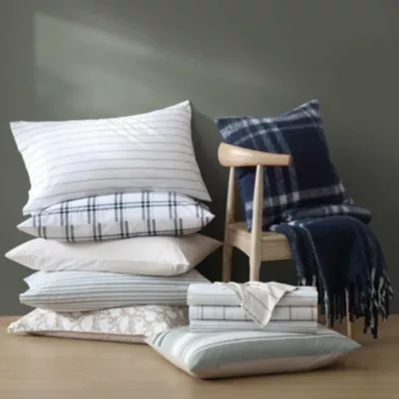 Ryan Cove Plaid Microfiber Decorative Pillow