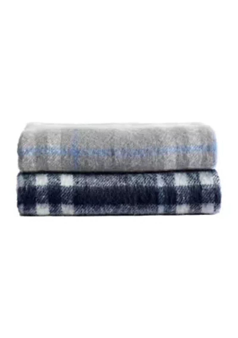 Ryan Cove Plaid Microfiber Throw
