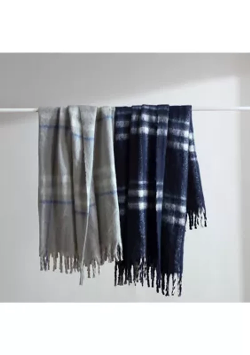 Ryan Cove Plaid Microfiber Throw