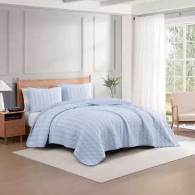 Sailing Stripe Cotton Quilt Set
