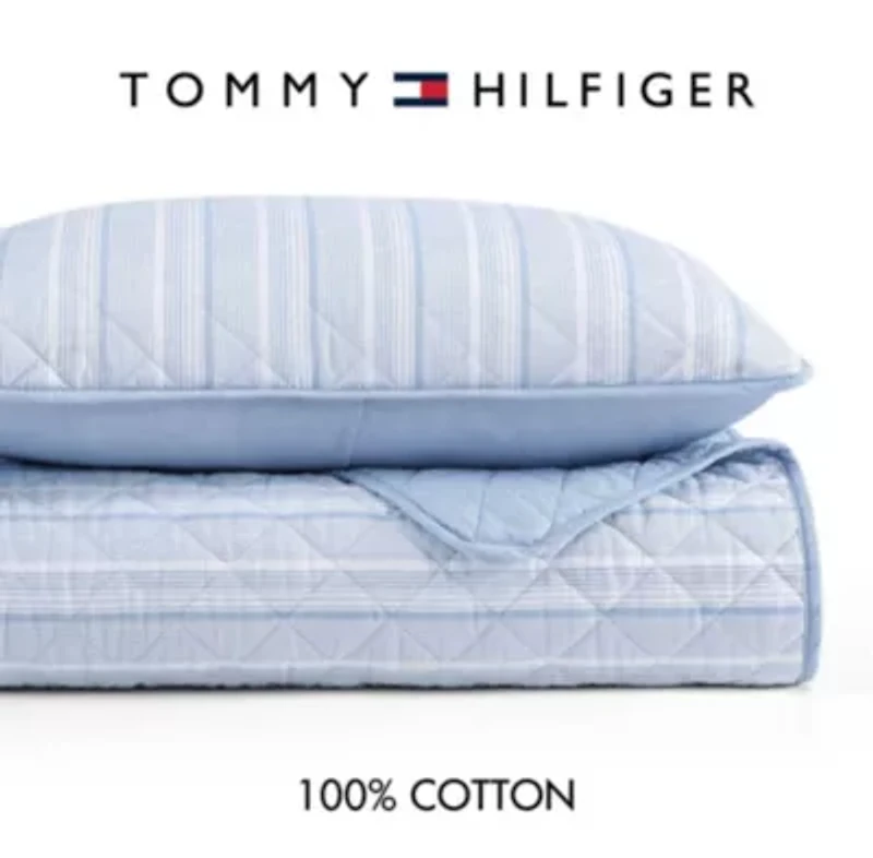 Sailing Stripe Cotton Quilt Set