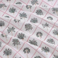 Palm Tree Trellis Cotton Sheet Set