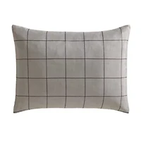 Holden Grid Houndstooth Microfiber Comforter Set