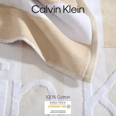 Beach Stripe Logo Cotton Blend Towel Set