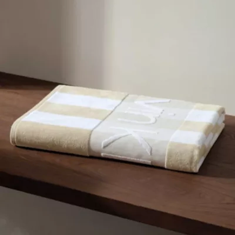 Beach Stripe Logo Cotton Blend Towel Set