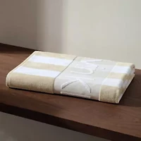 Beach Stripe Logo Cotton Blend Towel Set