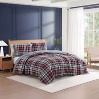 Collegiate Tartan Cotton Quilt Set