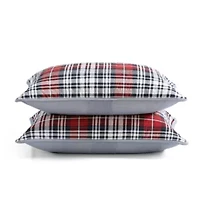 Collegiate Tartan Cotton Quilt Set