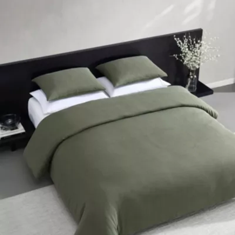 Carved Lines Matelesse Cotton Blend Duvet Set