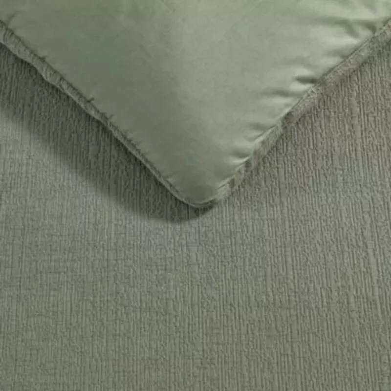 Carved Lines Matelesse Cotton Blend Duvet Set