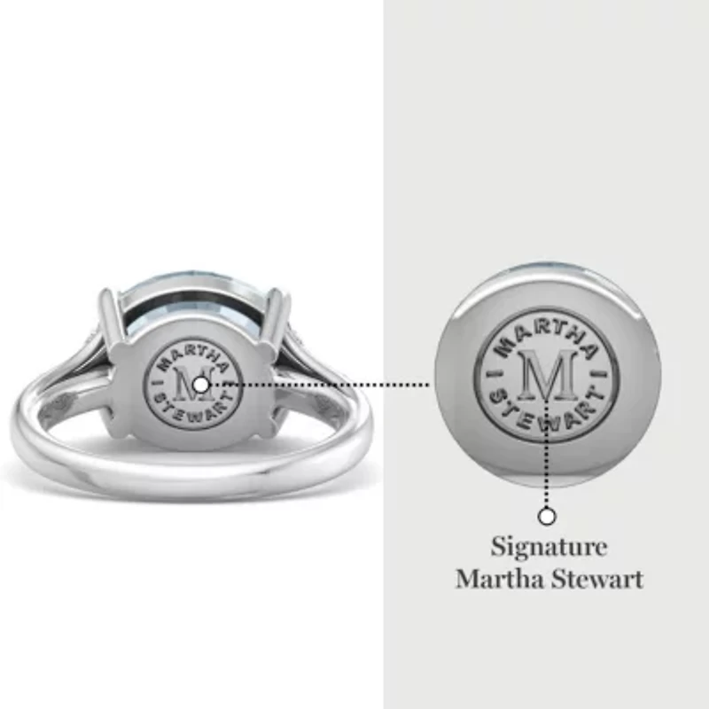 Lab Created 4 1/2 Carat Oval Shape Gemstone and Grown Diamond Ring Sterling Silver