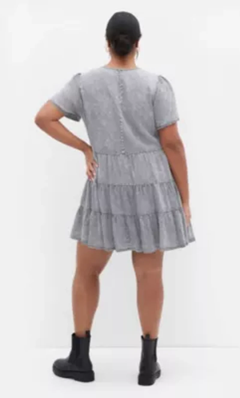 Denim Tier Dress