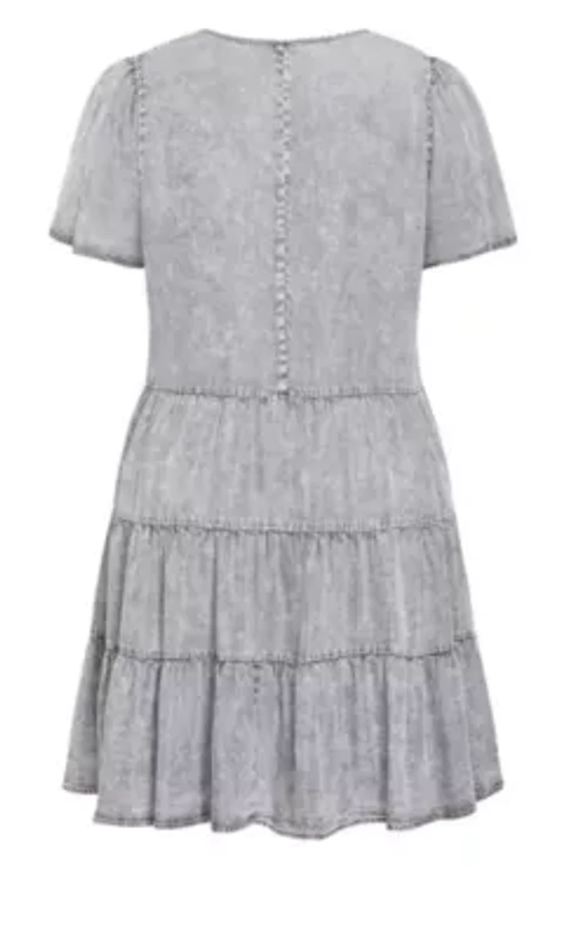 Denim Tier Dress