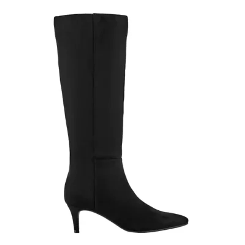 Glint Pointy Toe Tall Shaft Dress Boots