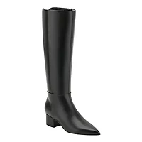Gradia Wide Calf Pointy Toe Tall Shaft Dress Boots