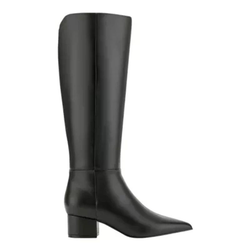Gradia Wide Calf Pointy Toe Tall Shaft Dress Boots