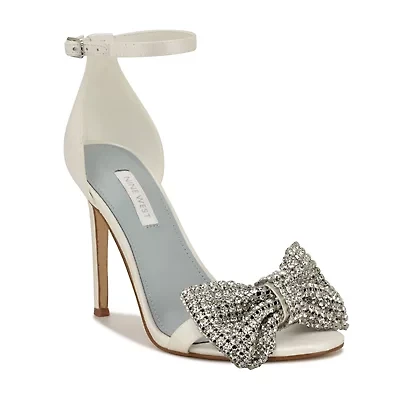 Tansie Bridal Embellished Stiletto Heel Dress Sandals
