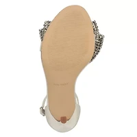 Tansie Bridal Embellished Stiletto Heel Dress Sandals