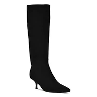 Havier Wide Calf Tapered Heel Dress Boots