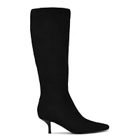 Havier Wide Calf Tapered Heel Dress Boots