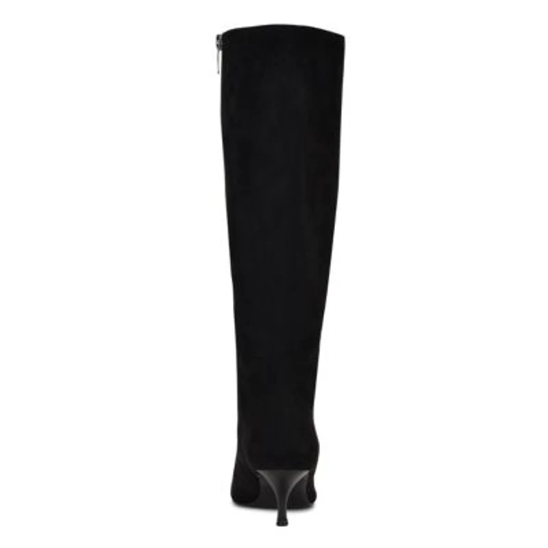Havier Wide Calf Tapered Heel Dress Boots