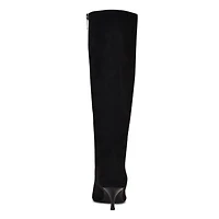 Havier Wide Calf Tapered Heel Dress Boots
