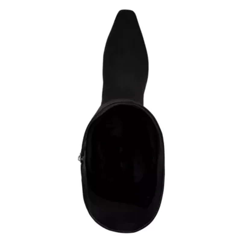 Havier Wide Calf Tapered Heel Dress Boots