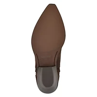 Abreve Pointy Toe Block Heel Dress Booties