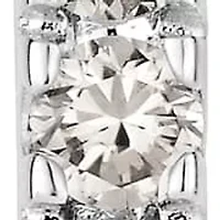 1 1/2 ct. tw. Diamond Hoop Earrings 10K Gold