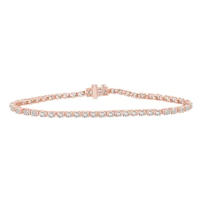 ct. tw. Diamond Tennis Bracelet 10K Gold