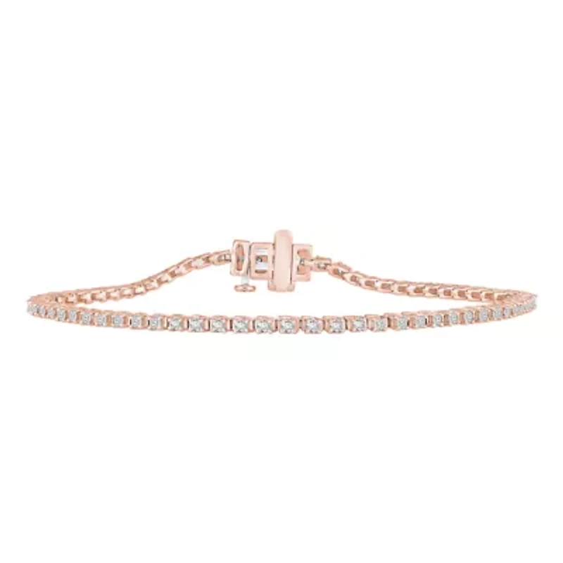 ct. tw. Diamond Tennis Bracelet 10K Gold