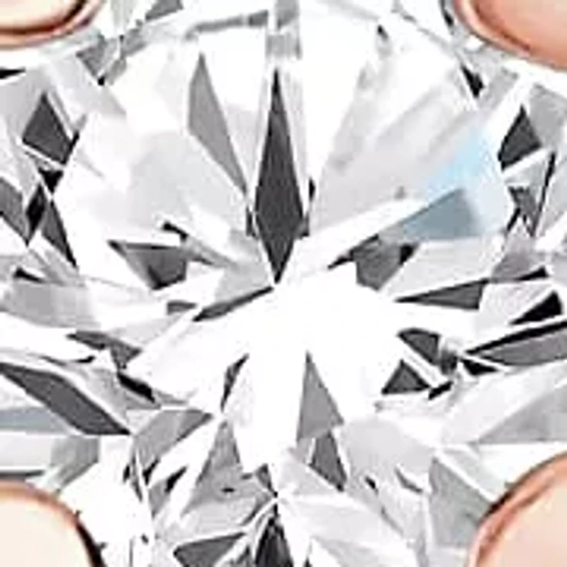 1/20 ct. tw. Diamond Heart Prongs Stud Earring 14K Gold