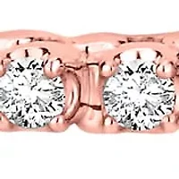 2 ct. tw. Diamond Straight Line Bracelet 10K Gold