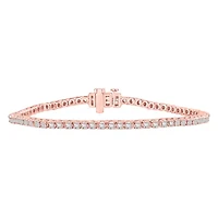 2 ct. tw. Diamond Straight Line Bracelet 10K Gold