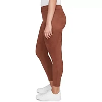 SOLID FAUX SUEDE PANT