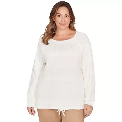 SOLID TEXTURE STRIPE BLOUSON PULLOVER