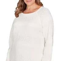 SOLID TEXTURE STRIPE BLOUSON PULLOVER