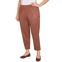 SOLID FAUX SUEDE PANT