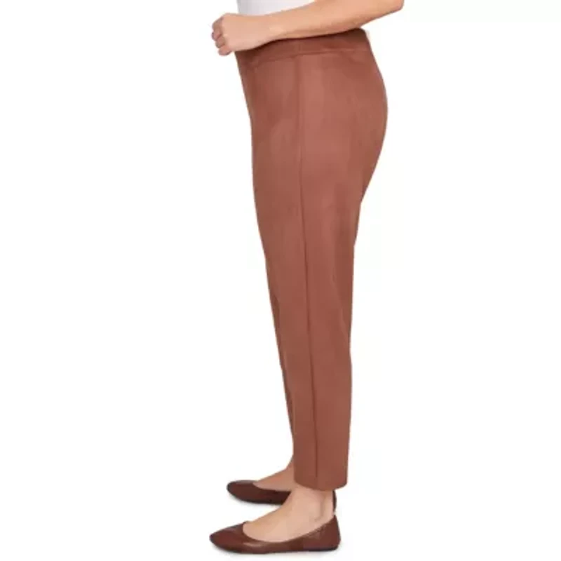 SOLID FAUX SUEDE PANT