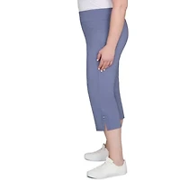 SOLID TECH STRETCH CAPRI PANT