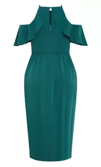 Love Siren Ruffle Shoulder Dress
