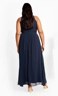 Panelled Bodice Maxi Dress