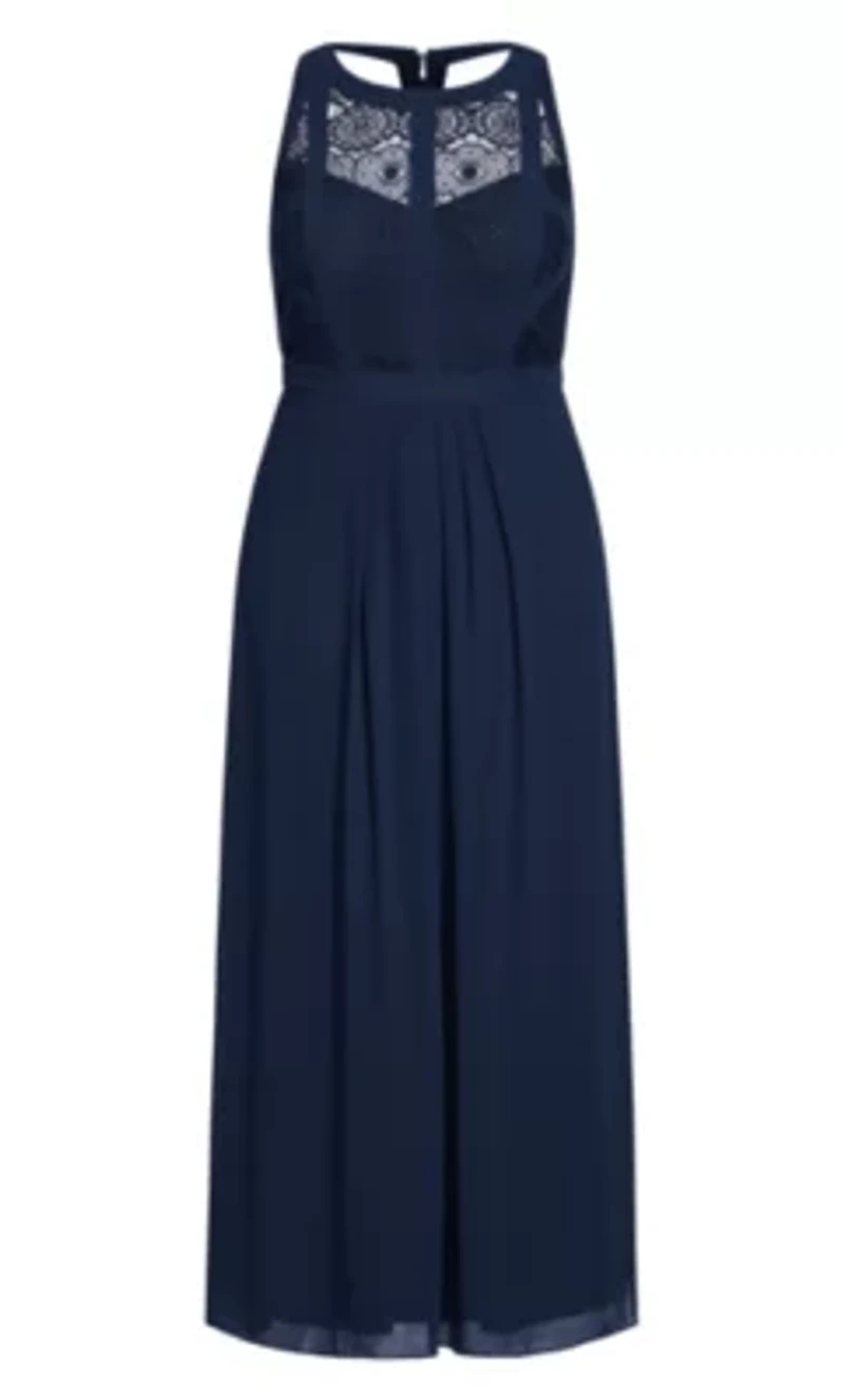 Panelled Bodice Maxi Dress